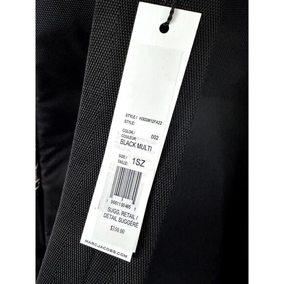 $350 New Marc Jacobs Logo Signet Shoulder Backpack Bookbag Unisex Authentic - Picture 4 of 4